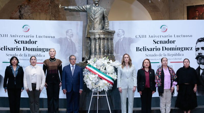 Senado Conmemora 113 Aniversario Luctuoso de Belisario Domínguez