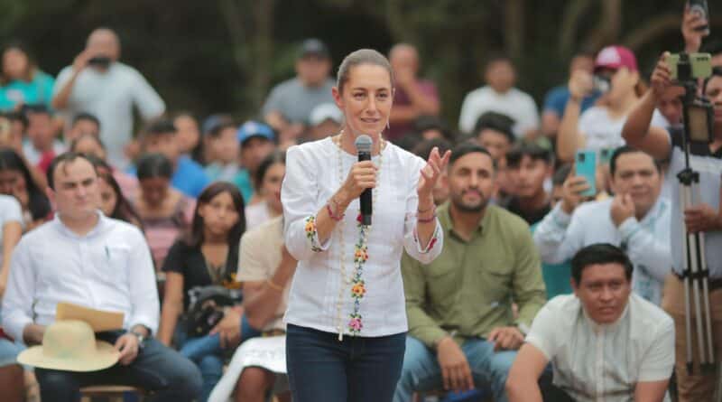 Sheinbaum Encabeza Mitin en Veracruz Resaltando la Igualdad en el Voto