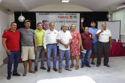 Ofrece Raúl Morón Trabajo Coordinado a Sectores sociales de Lázaro Cárdenas