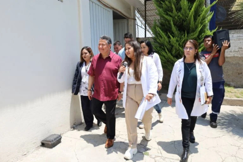 Anuncia el Gobernador Julio Menchaca Modernización del Centro de Salud en Tizayuca