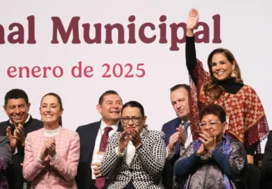 Mara Lezama Junto a Claudia Sheinbaum en Histórico Encuentro Nacional Municipalista