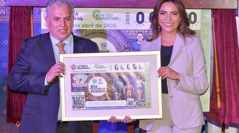 Lotería y Fundación UNAM Lanzan Sorteo por el Día del Deporte