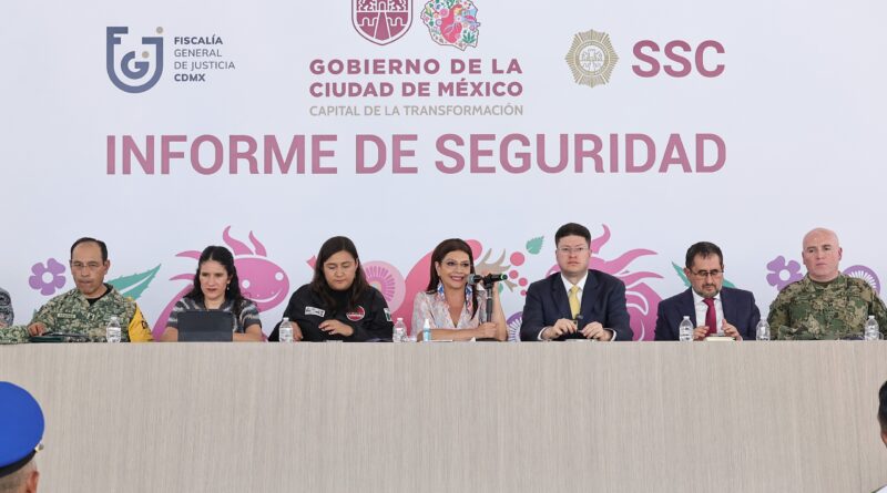 Clara Brugada Afirma que los Delitos de Alto Impacto Continúan a la Baja