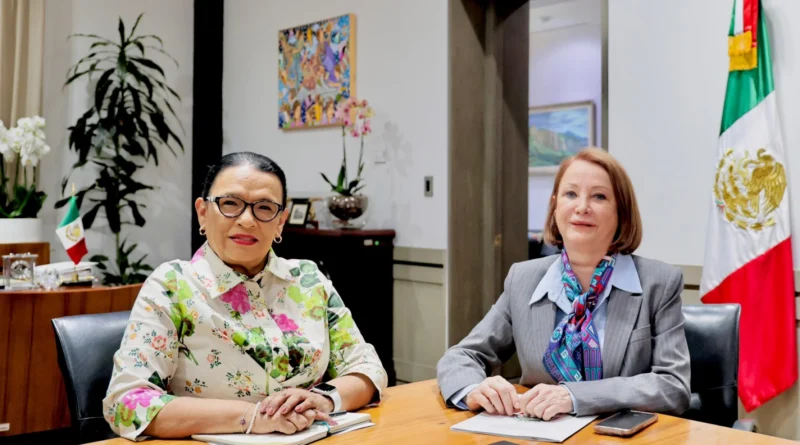 Presidenta del Senado Sostiene Reunión con la Titular de Gobernación