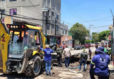 Reparación por Fuga de Agua en Los Reyes Culhuacán Registra 80% de Avance