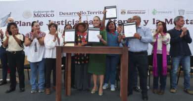 Claudia Sheinbaum Restituye 54.5 Hectáreas a 20 años de Represión