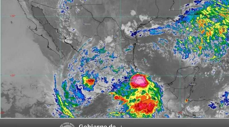Depresión Tropical Boris Mantiene Lluvias Intensas en el Pacífico Mexicano