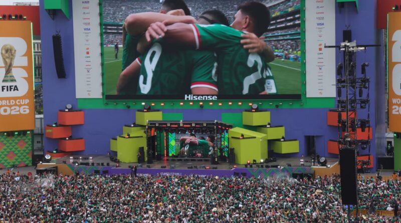 Fan Fest del Zócalo Rompe Récord con 412 mil Asistentes