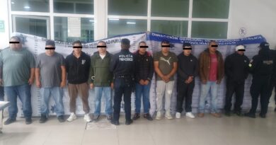Caen Nueve Sujetos por Presunto Robo en una Bodega de Texcoco