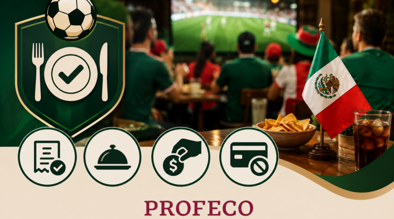 Profeco Recuerda que la Propina es Voluntaria Durante el Mundial 2026