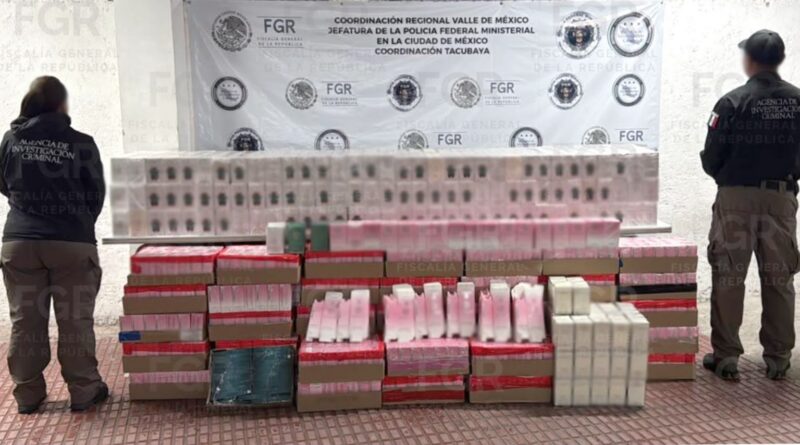 Asegura FGR más de 2 mil Perfumes Pirata en Cateo