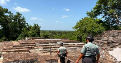Guardia Nacional Refuerza Vigilancia en Zona Arqueológica de Comalcalco