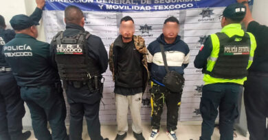 Caen dos Presuntos Responsables de Robo con Violencia en Texcoco