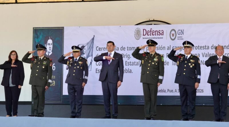 Juan Ramón Corona Asume Coordinación Interina de la Guardia Nacional en Puebla