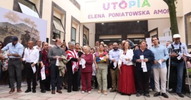 Inaugura Clara Brugada Utopía “Elena Poniatowska Amor” en Coyoacán