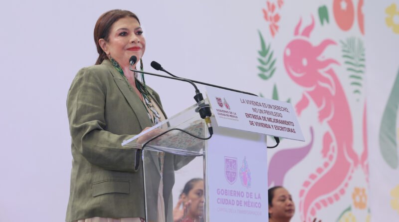 Clara Brugada Beneficia a más de 11 mil Capitalinos con Acciones de Vivienda