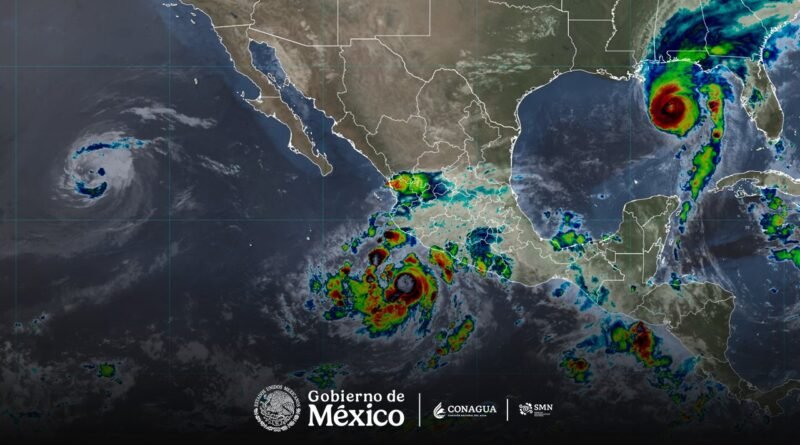 Huracán Simon Sube a Categoría 2 y Amenaza las Costas del Pacífico