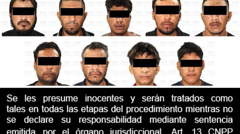 Vinculan a Proceso a 11 Personas por Armas y Drogas en Sinaloa