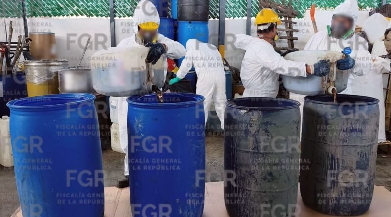 Destruye FGR más de Ocho Toneladas de Sustancias Químicas en Zacatecas