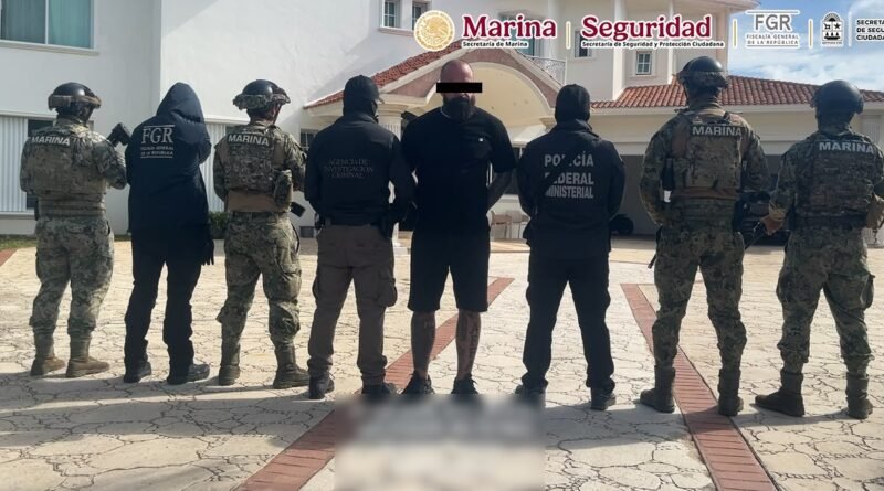 Detienen en Cancún a Presunto Líder Criminal Ligado al Narcotráfico y la Extorsión
