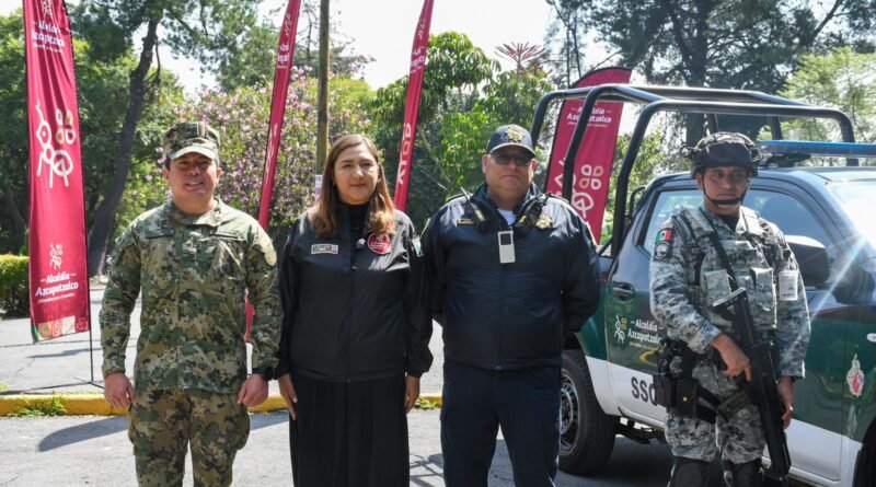 Refuerzan la Seguridad en Azcapotzalco por el Día de Muertos