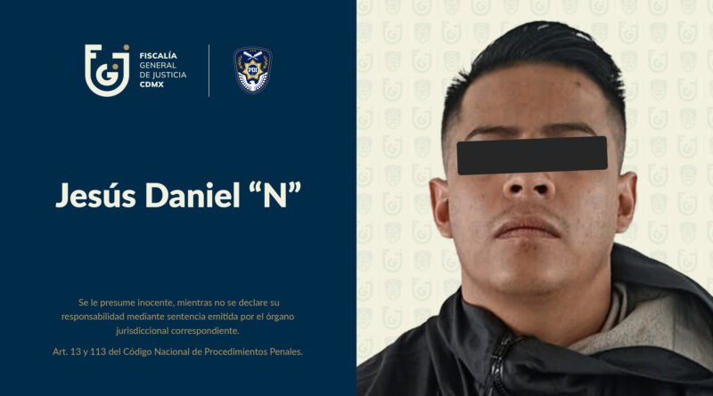 Detienen a Jesús Daniel “N” por Presunto Homicidio en Venustiano Carranza