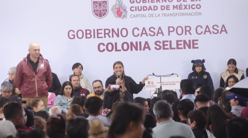Anuncia Clara Brugada Obras Prioritarias para la Colonia Selene; Agua, Escuelas y Repavimentación