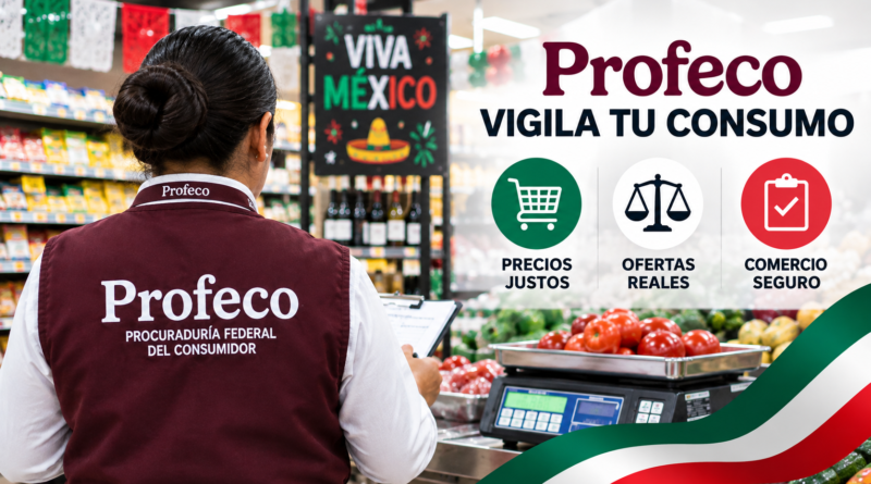 Profeco Vigilará Comercios Durante Fiestas Patrias