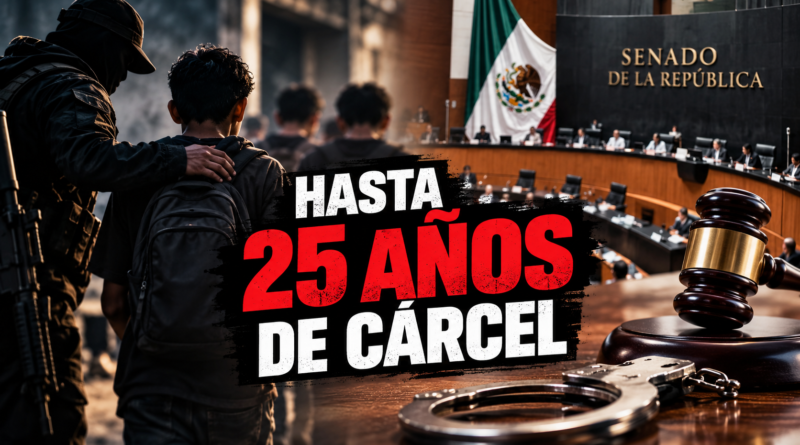 Proponen Penas de Hasta 25 Años de Prisión por Reclutamiento Forzado