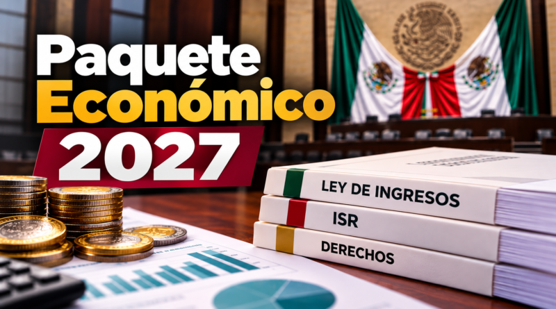 Avanza Paquete Económico 2027 con Cambios a Tres Leyes Fiscales